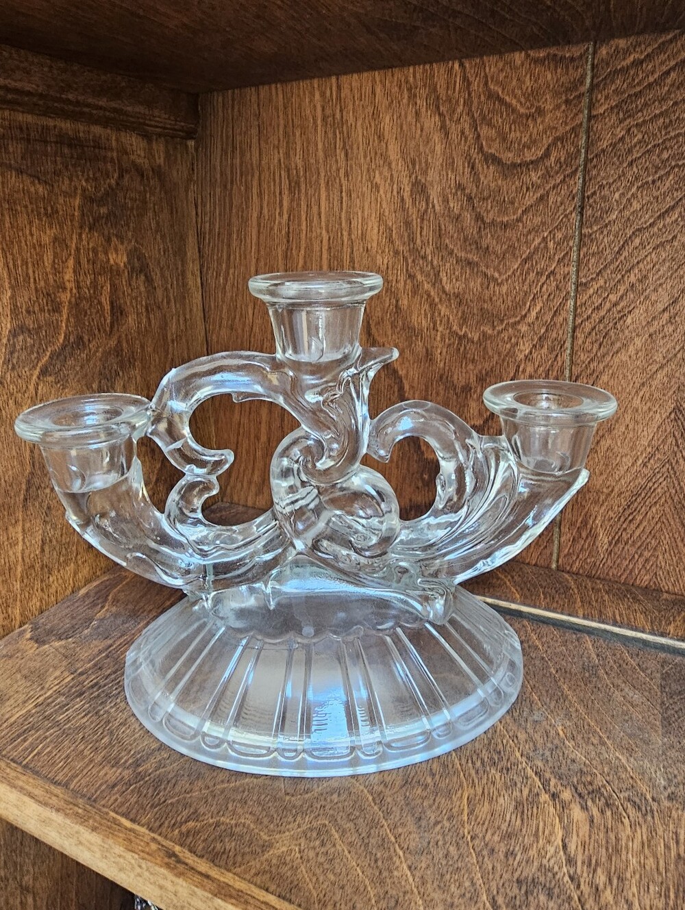 Elegant Glass Candle Holder